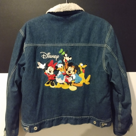 Disney Jackets & Blazers - Vintage Disney denim jacket youth size XL/ women's size Small-Medium